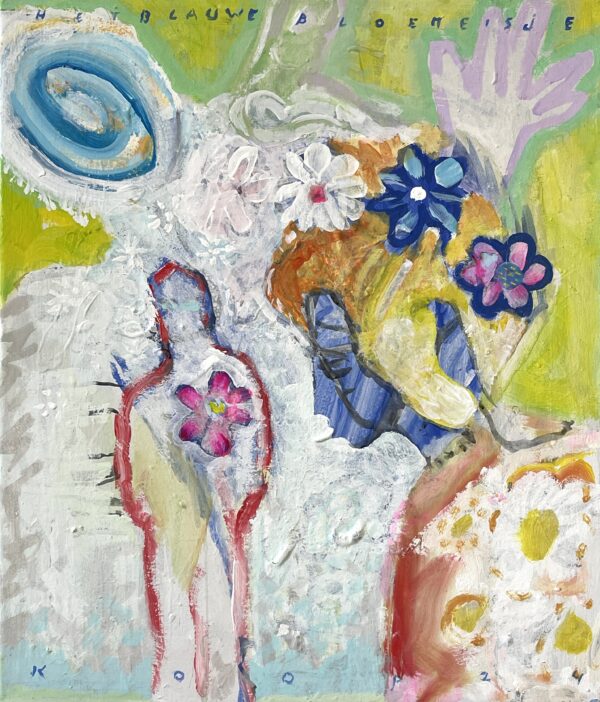 Het blauwe bloemenmeisje